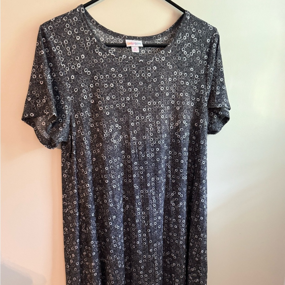 Lularoe Carly high low swing dress.